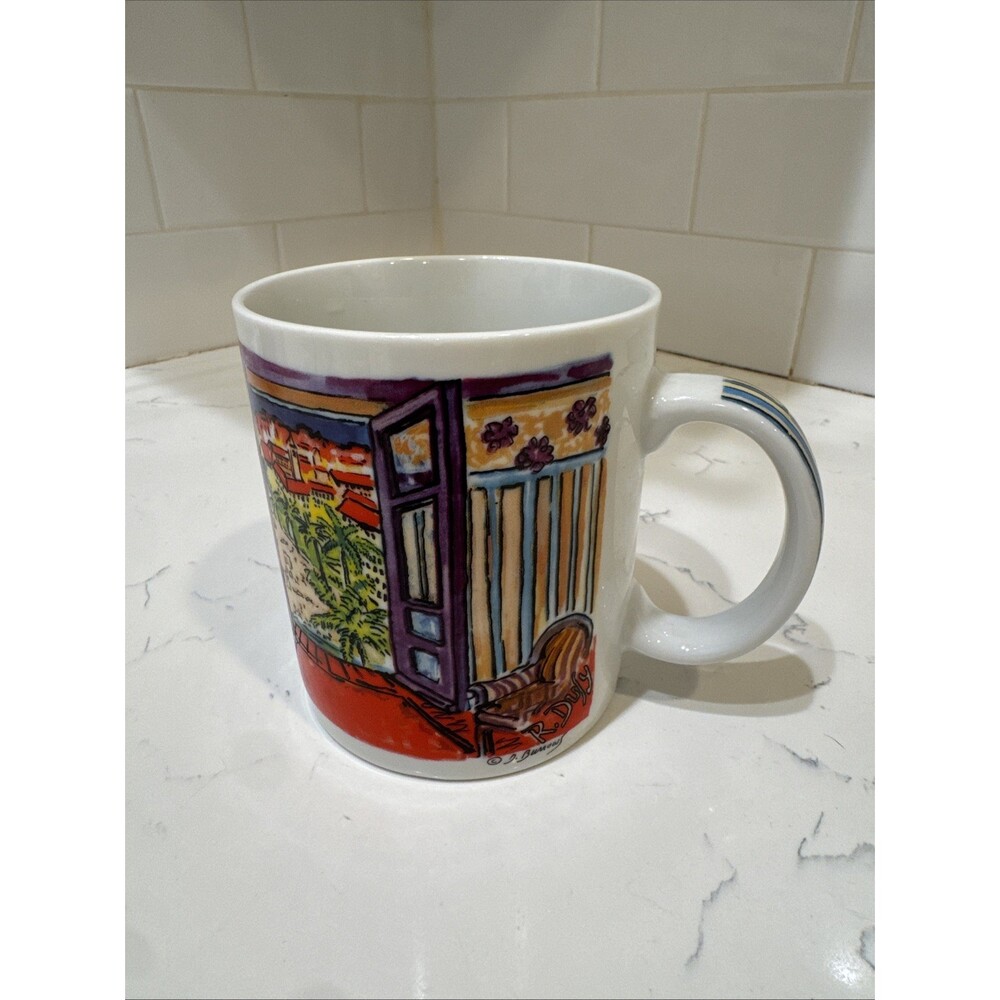 Chaleur Masters Collection Coffee Mug Cup D. Burrows Raoul Dufy Window Opening